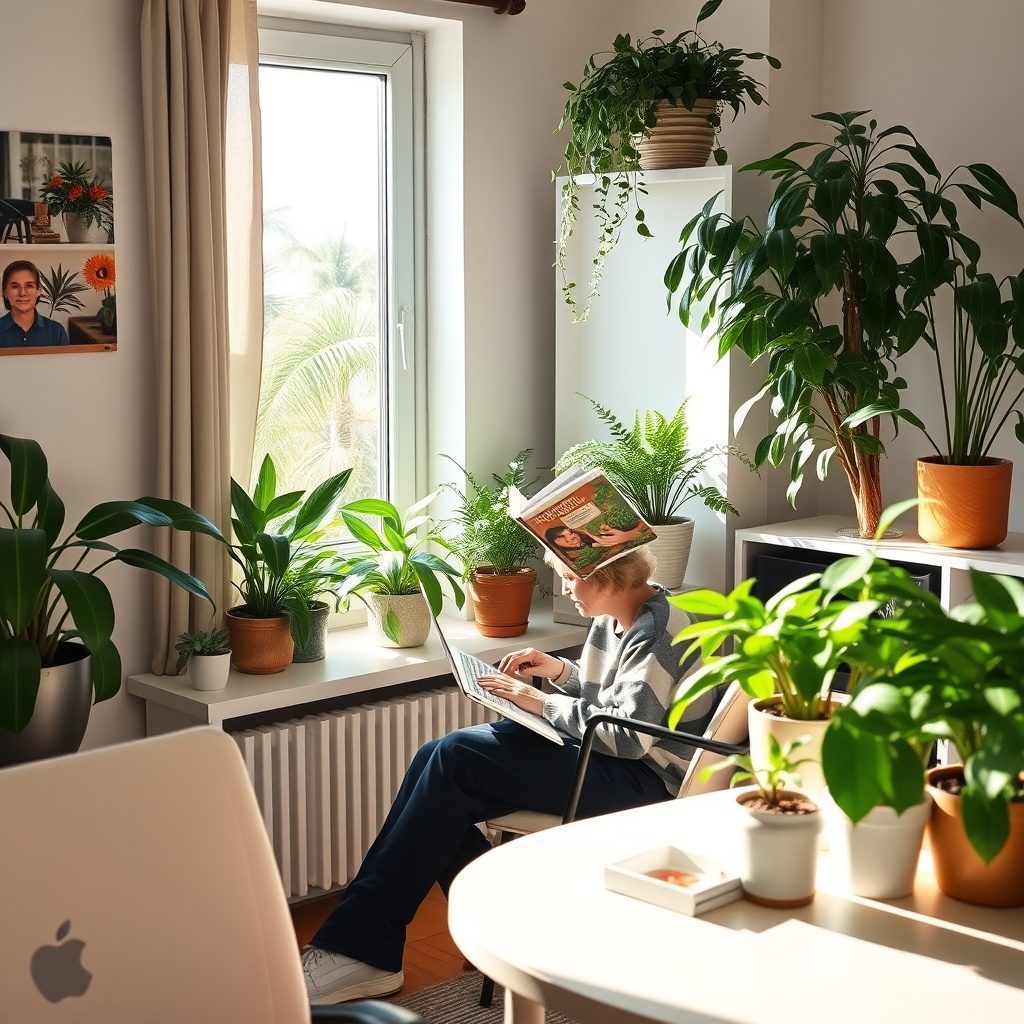 室内植物の美しいコレクション